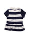 A Blue Short Sleeve Dresses from Ferrari in size 6-12M for girl. (Back View)