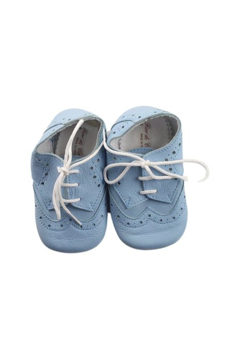 A Blue Sneakers from Fior di Coccole in size 12-18M for girl. (Back View)