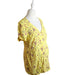 A Yellow Short Sleeve Dresses from Seraphine in size L for maternity. (Front View)