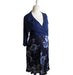 A Blue Long Sleeve Dresses from Seraphine in size M for maternity. (Front View)