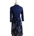 A Blue Long Sleeve Dresses from Seraphine in size M for maternity. (Back View)