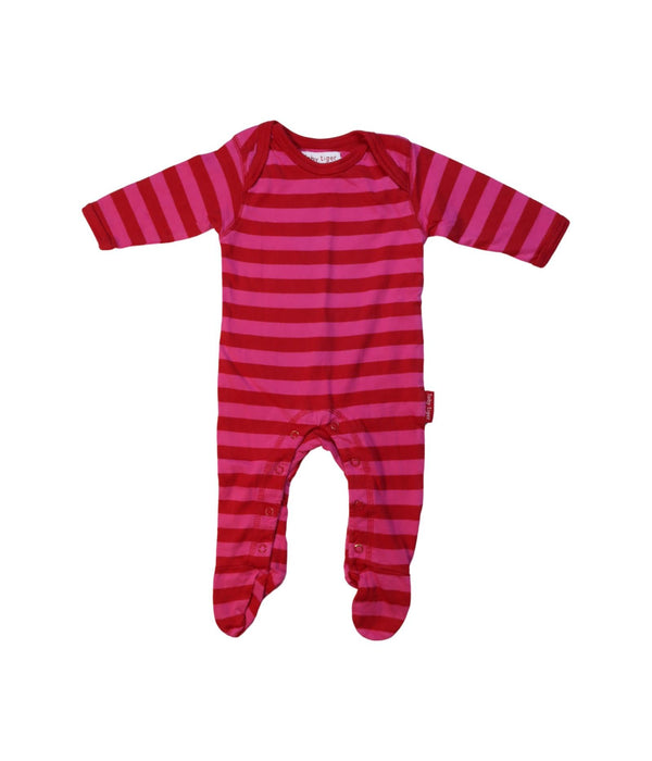 A Red Onesies from Toby Tiger in size 0-3M for girl. (Front View)