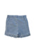 A Blue Shorts from Petit Main in size 3T for girl. (Back View)