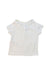 A White Short Sleeve Tops from Petit Bateau in size 3-6M for girl. (Back View)