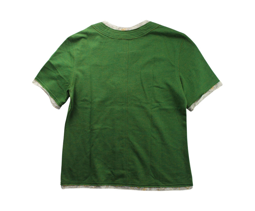 A Green Short Sleeve Tops from Marco & Mari in size 14Y for girl. (Back View)