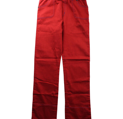 A Red Casual Pants from As Little As in size 9Y for girl. (Front View)