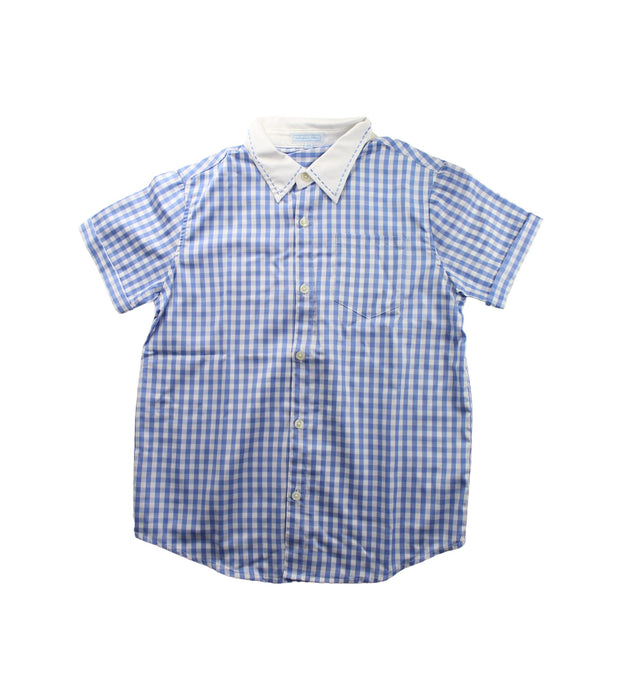 A Blue Short Sleeve Shirts from Nicholas & Bears in size 12Y for boy. (Front View)