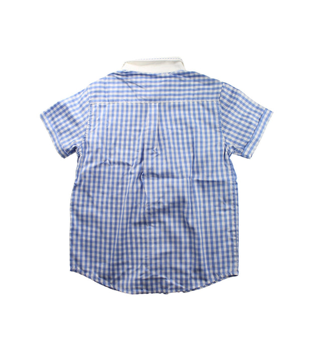 A Blue Short Sleeve Shirts from Nicholas & Bears in size 12Y for boy. (Back View)