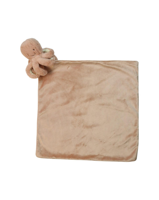 A Brown Safety Blankets from Jellycat in size O/S for neutral. (Front View)