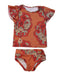 A Multicolour Swim Sets from Mini Rodini in size 6-12M for girl. (Front View)