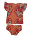 A Multicolour Swim Sets from Mini Rodini in size 6-12M for girl. (Back View)