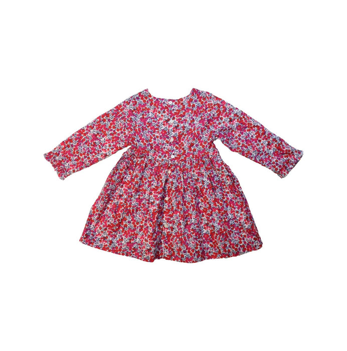 A Multicolour Long Sleeve Dresses from Jacadi in size 18-24M for girl. (Back View)