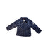 A Navy Puffer/Quilted Jackets from Moncler in size 4T for girl. (Front View)