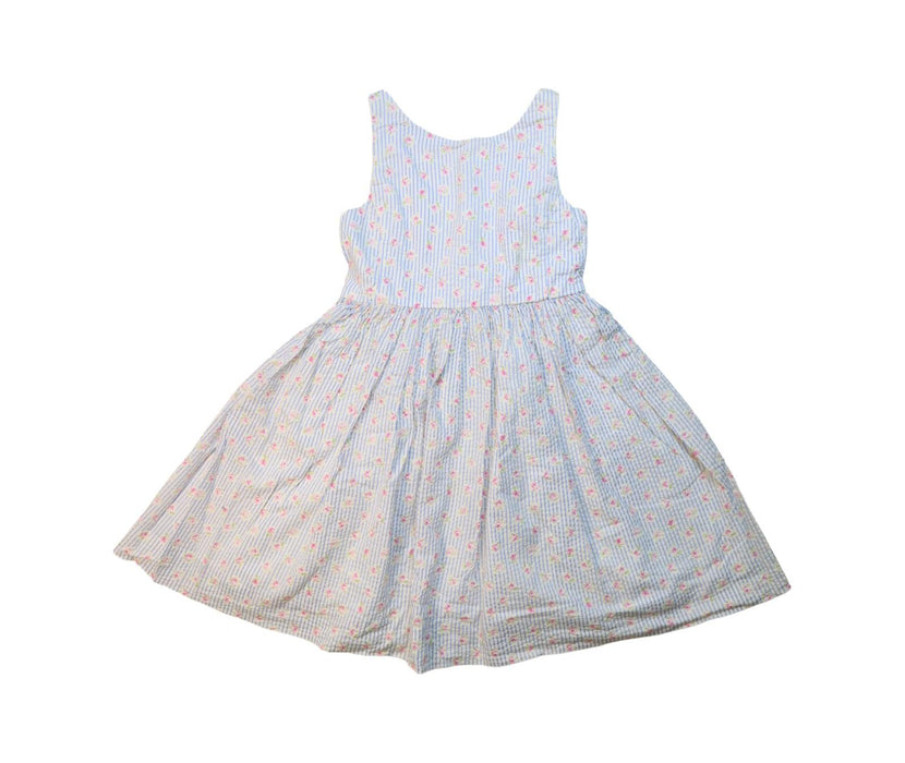 A Multicolour Sleeveless Dresses from Polo Ralph Lauren in size 10Y for girl. (Back View)