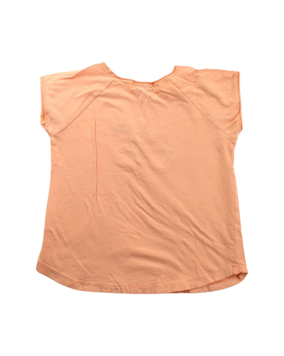 A Peach Short Sleeve T Shirts from Bonpoint in size 6T for girl. (Back View)