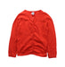 A Red Cardigans from Petit Bateau in size 4T for boy. (Front View)