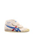 A White Sneakers from Onitsuka Tiger in size 6T for boy. (Front View)