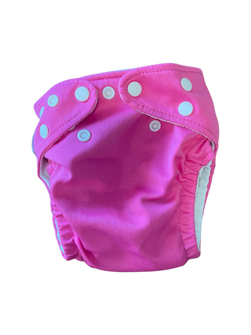 A Pink Cloth Diapers from Charlie Banana in size O/S for neutral. (Front View)