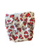 A White Cloth Diapers from Charlie Banana in size 0-3M for neutral. (Front View)