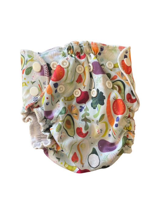 A Multicolour Cloth Diapers from Apple Cheeks in size 6-12M for neutral. (Front View)