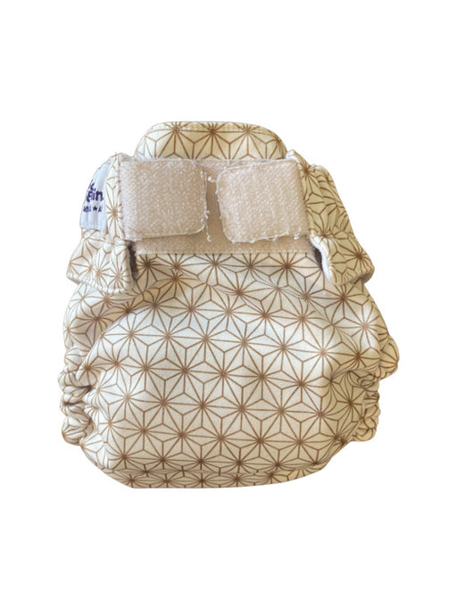 A Beige Cloth Diapers from Baby BeeHinds in size 0-3M for neutral. (Front View)