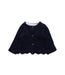 A Blue Cardigans from Jacadi in size 6-12M for girl. (Front View)