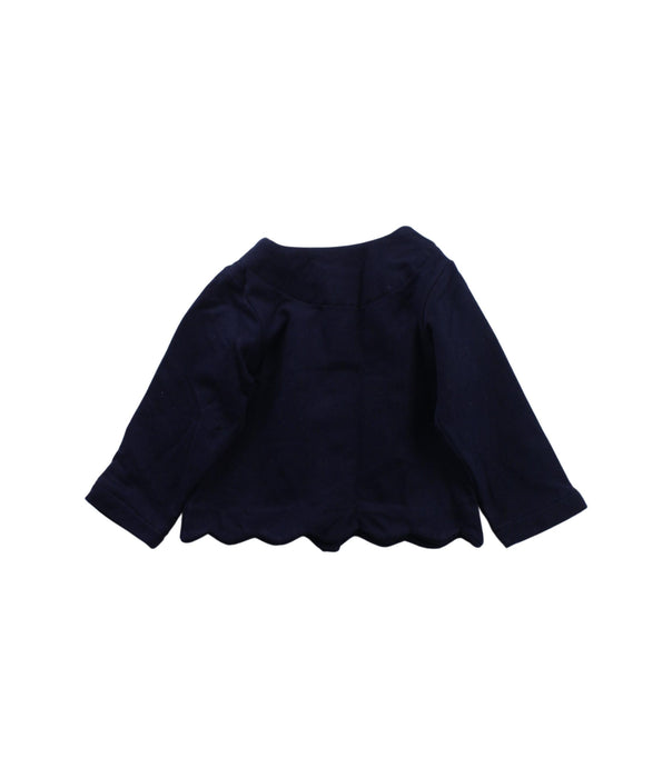 A Blue Cardigans from Jacadi in size 6-12M for girl. (Back View)