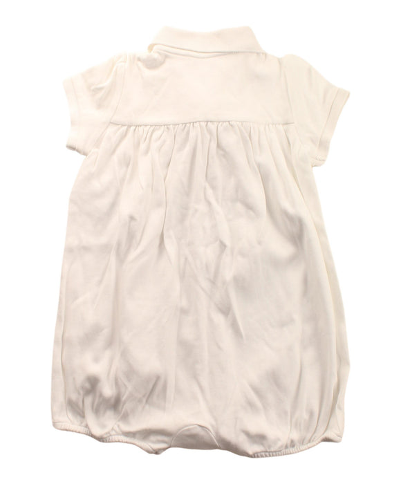 A White Short Sleeve Rompers from Ralph Lauren in size 2T for girl. (Back View)