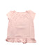 A Pink Short Sleeve Dresses from Momonittu in size 4T for girl. (Back View)