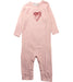 A Pink Long Sleeve Jumpsuits from Agnes b. in size 3-6M for girl. (Front View)