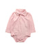 A Pink Long Sleeve Bodysuits from Ralph Lauren in size 6-12M for girl. (Front View)