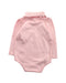 A Pink Long Sleeve Bodysuits from Ralph Lauren in size 6-12M for girl. (Back View)