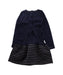 A Blue Long Sleeve Dresses from Petit Bateau in size 2T for girl. (Back View)