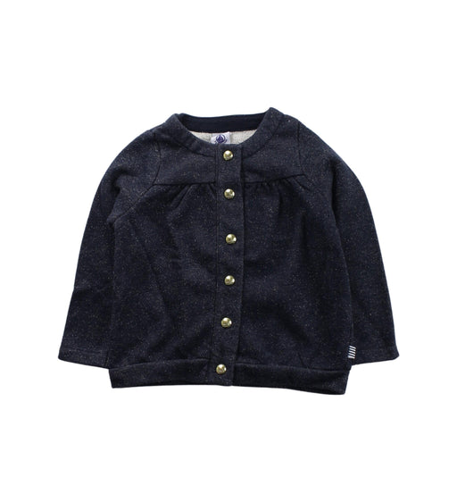 A Blue Cardigans from Petit Bateau in size 2T for boy. (Front View)