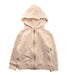 A Beige Zippered Sweatshirts from Bonpoint in size 4T for girl. (Front View)