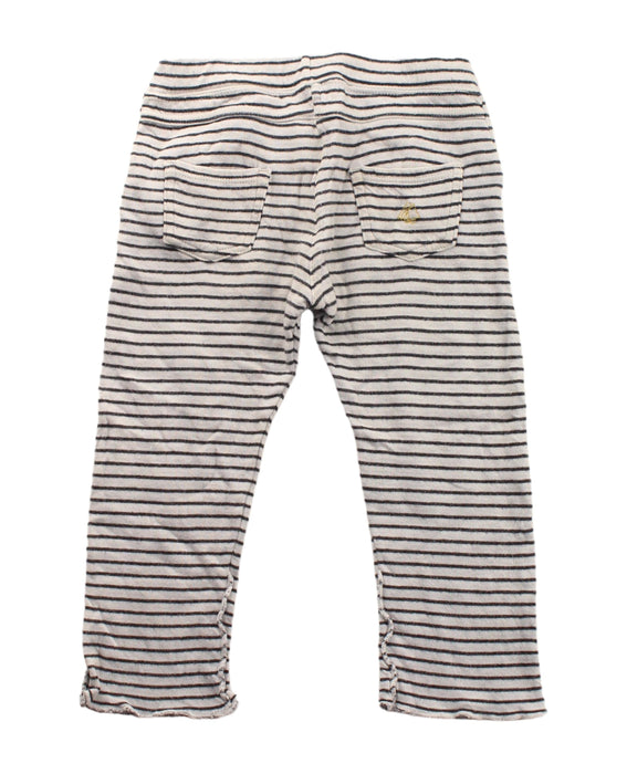 A Black Sweatpants from Petit Bateau in size 6-12M for boy. (Back View)