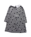 A Blue Long Sleeve Dresses from Jacadi in size 4T for girl. (Back View)