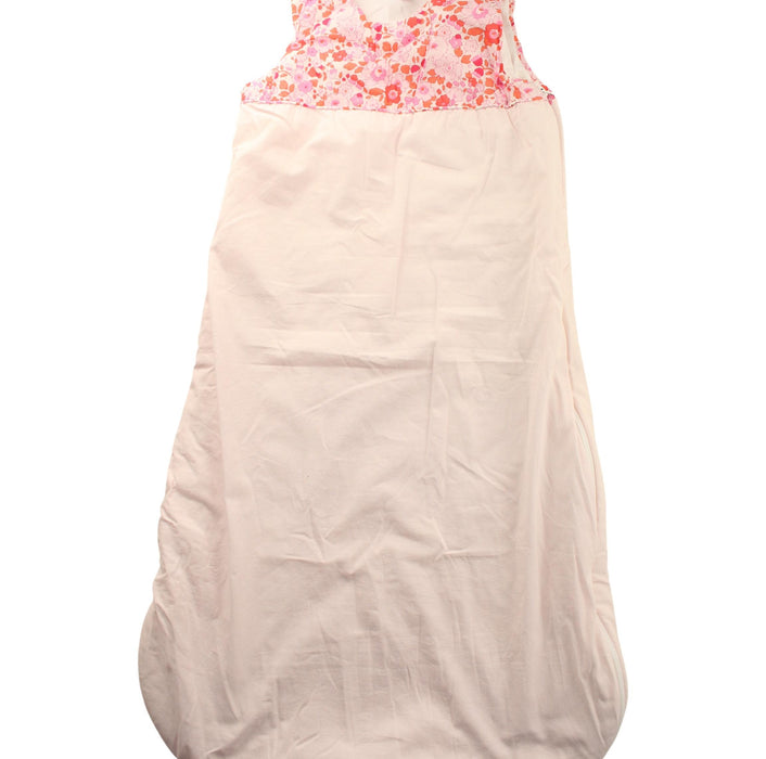 A White Sleepsacs from Jacadi in size 6-12M for girl. (Front View)