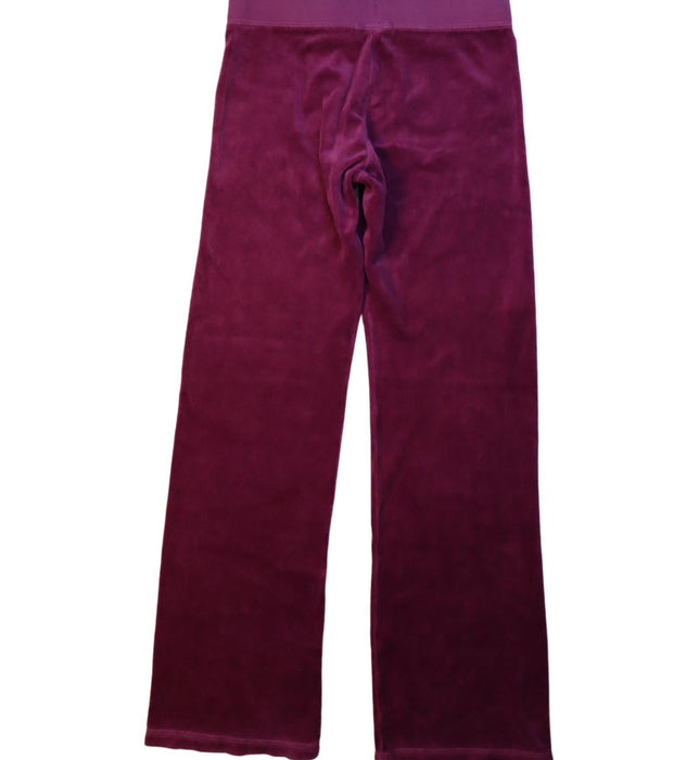 A Purple Sweatpants from Juicy Couture in size 8Y for girl. (Back View)