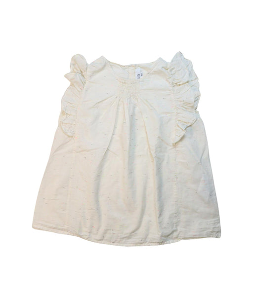 A White Sleeveless Tops from Bonpoint in size 14Y for girl. (Front View)