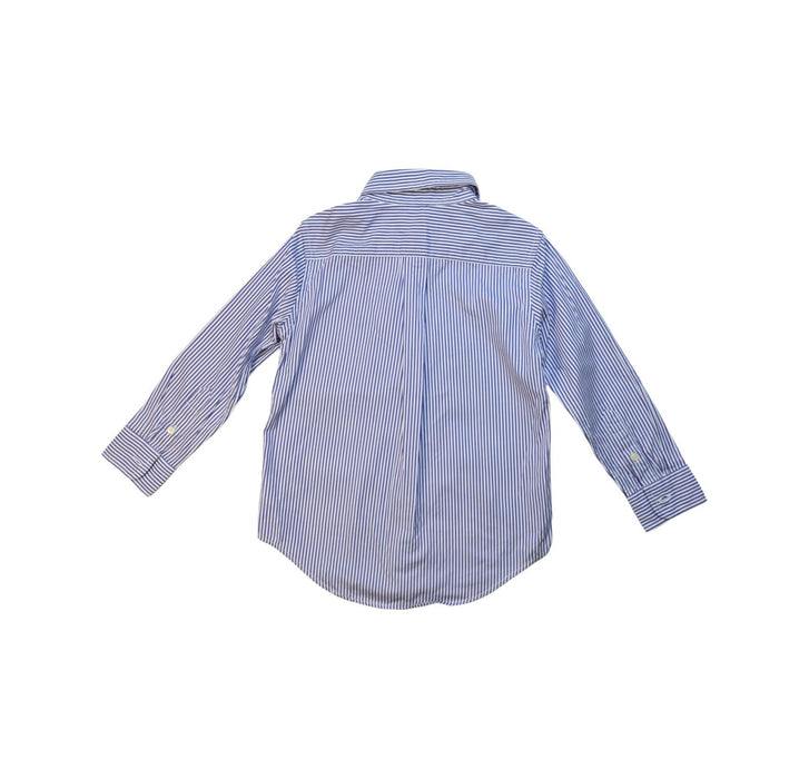 A Blue Long Sleeve Shirts from Ralph Lauren in size 4T for boy. (Back View)