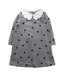 A Blue Long Sleeve Dresses from Jacadi in size 4T for girl. (Front View)