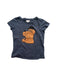 A Navy Short Sleeve T Shirts from Seed in size 6T for neutral. (Front View)