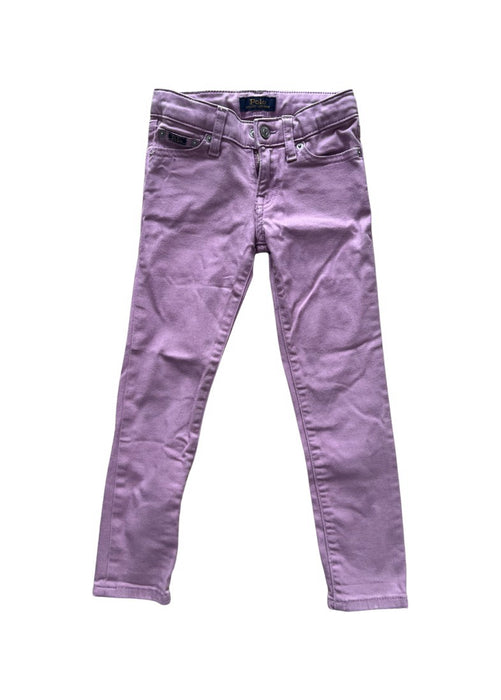 A Purple Jeans from Polo Ralph Lauren in size 5T for girl. (Front View)