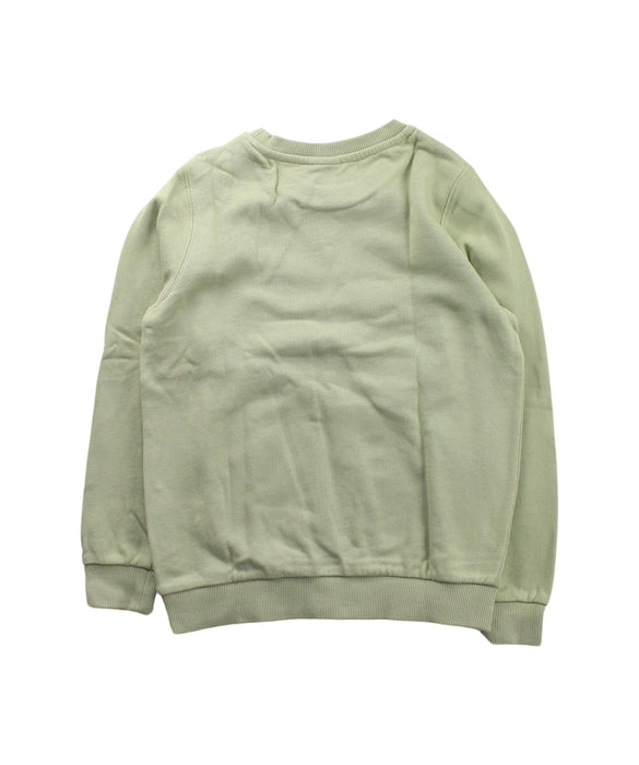 A Green Crewneck Sweatshirts from Polarn O. Pyret in size 5T for boy. (Back View)