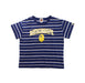 A Blue Short Sleeve T Shirts from BAPE KIDS in size 4T for boy. (Front View)