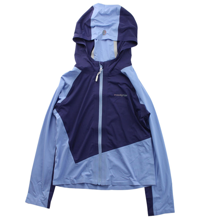 A Blue Lightweight Jackets from Moody Tiger in size 4T for boy. (Front View)