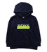 A Blue Hooded Sweatshirts from Boss in size 5T for boy. (Front View)