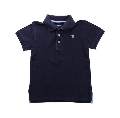 A Blue Short Sleeve Polos from Thomas Brown in size 4T for boy. (Front View)