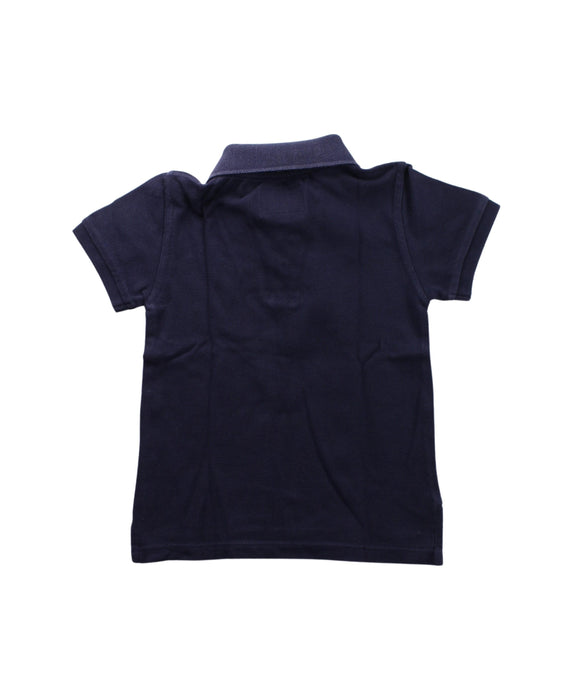 A Blue Short Sleeve Polos from Thomas Brown in size 4T for boy. (Back View)